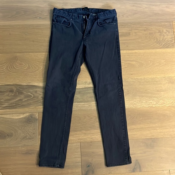 Men’s dark blue, Jean skinny fit pants, size 33 - Picture 1 of 3